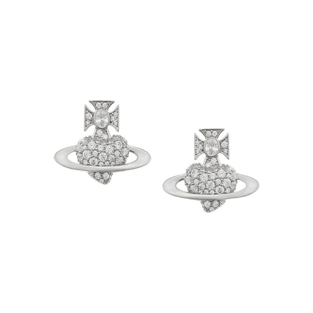 Crystal Embellishments Valentine`S Agnatha Earrings Women